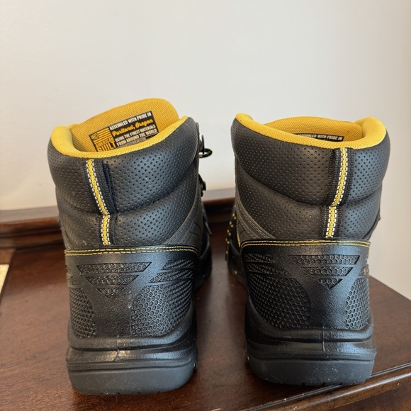 Size 13D KEEN Logandale WP Mens Black Steel Toe Waterproof Work Boots - Picture 5 of 15